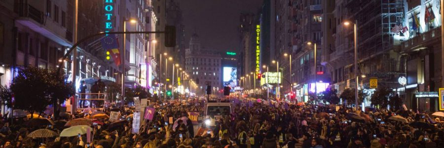 Éxito rotundo de la huelga general feminista del 8 de marzo