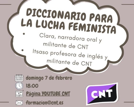 Sesión de formación: Diccionario para la lucha feminista